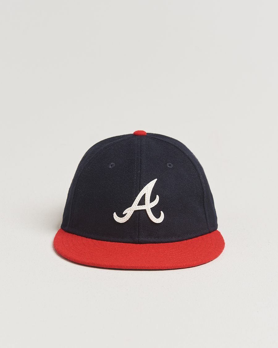 Herre | Hatte & kasketter | New Era | Retro Crown 9Fifty Melton Wool Cap Atlanta Braves