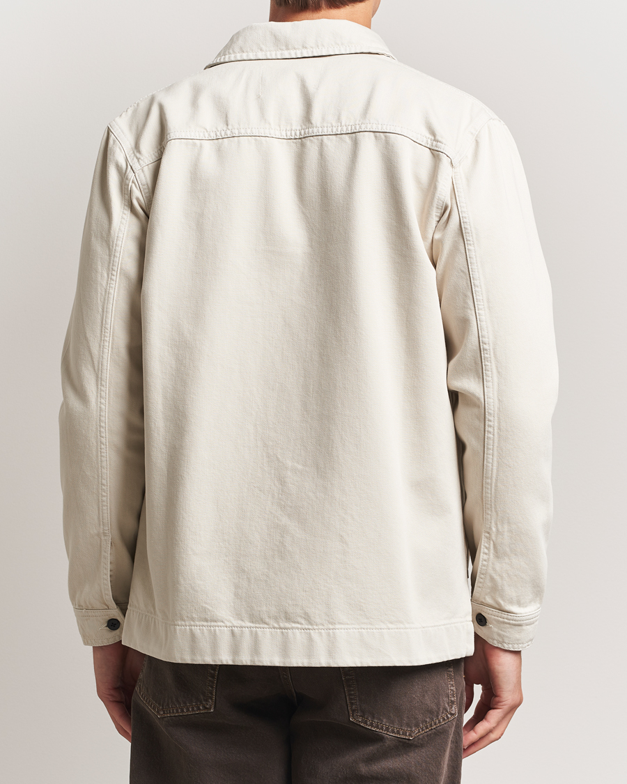 Herre | Jakker | NN07 | Ollie Denim Shirt Jacket Ivory