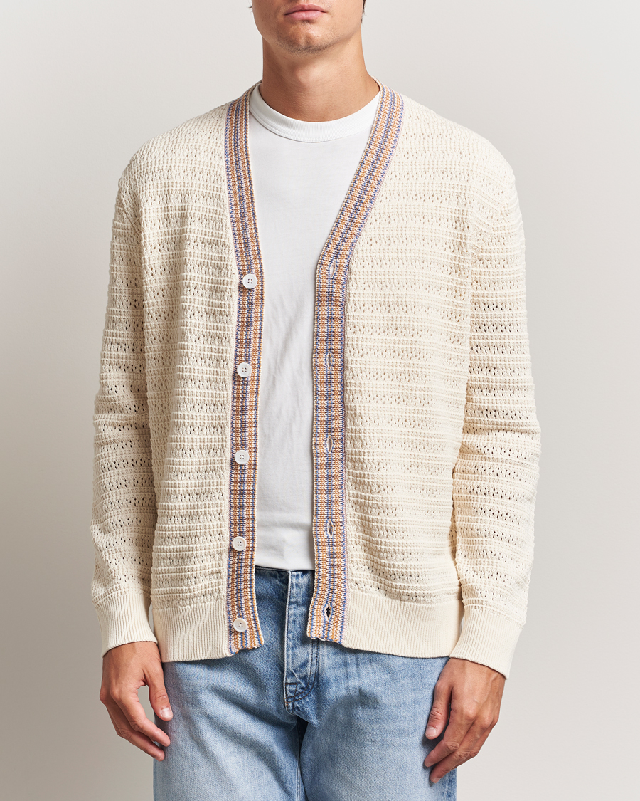 Herre | Trøjer | NN07 | Josh Knitted Cardigan Ivory