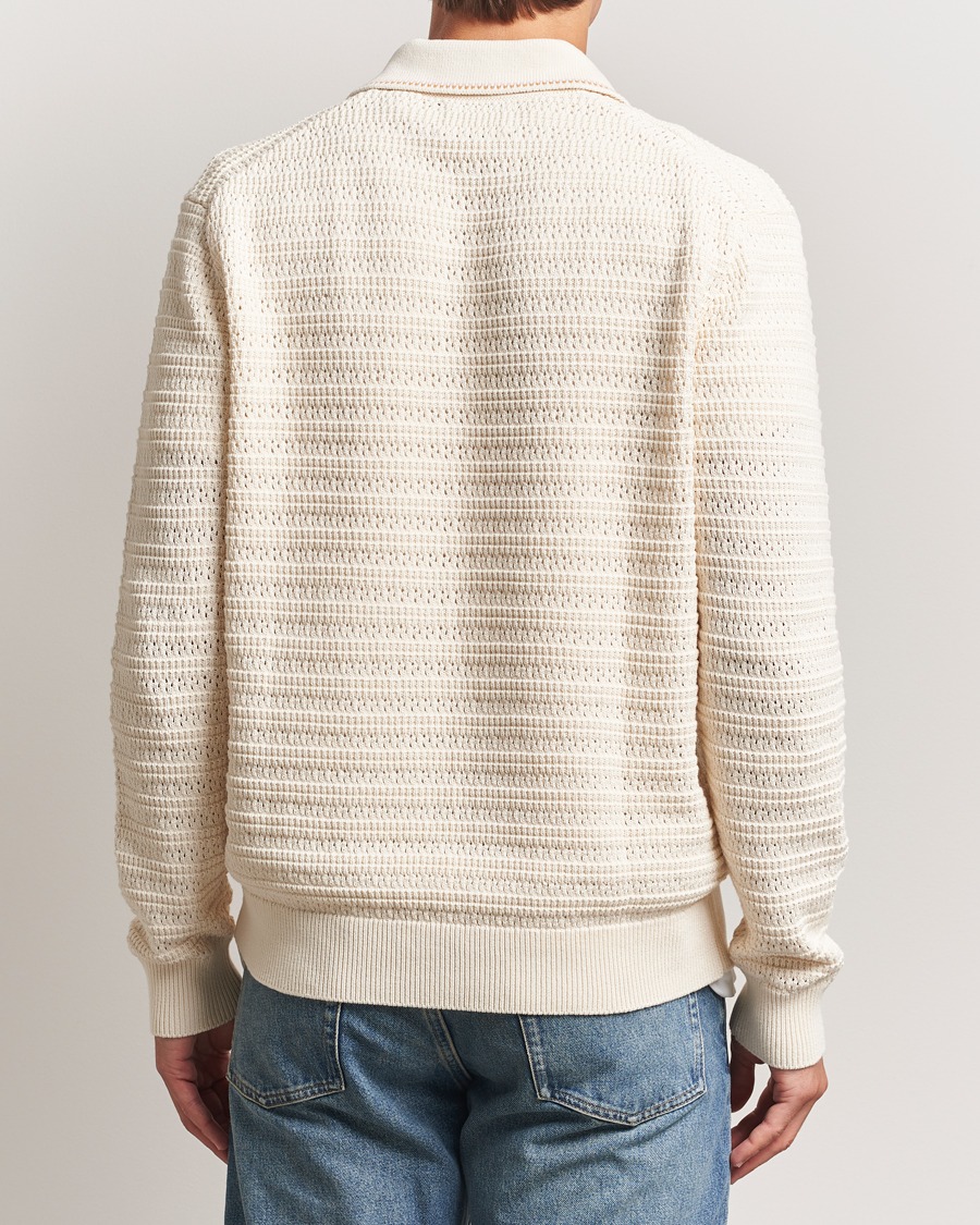 Herre | Trøjer | NN07 | Josh Knitted Polo Ivory