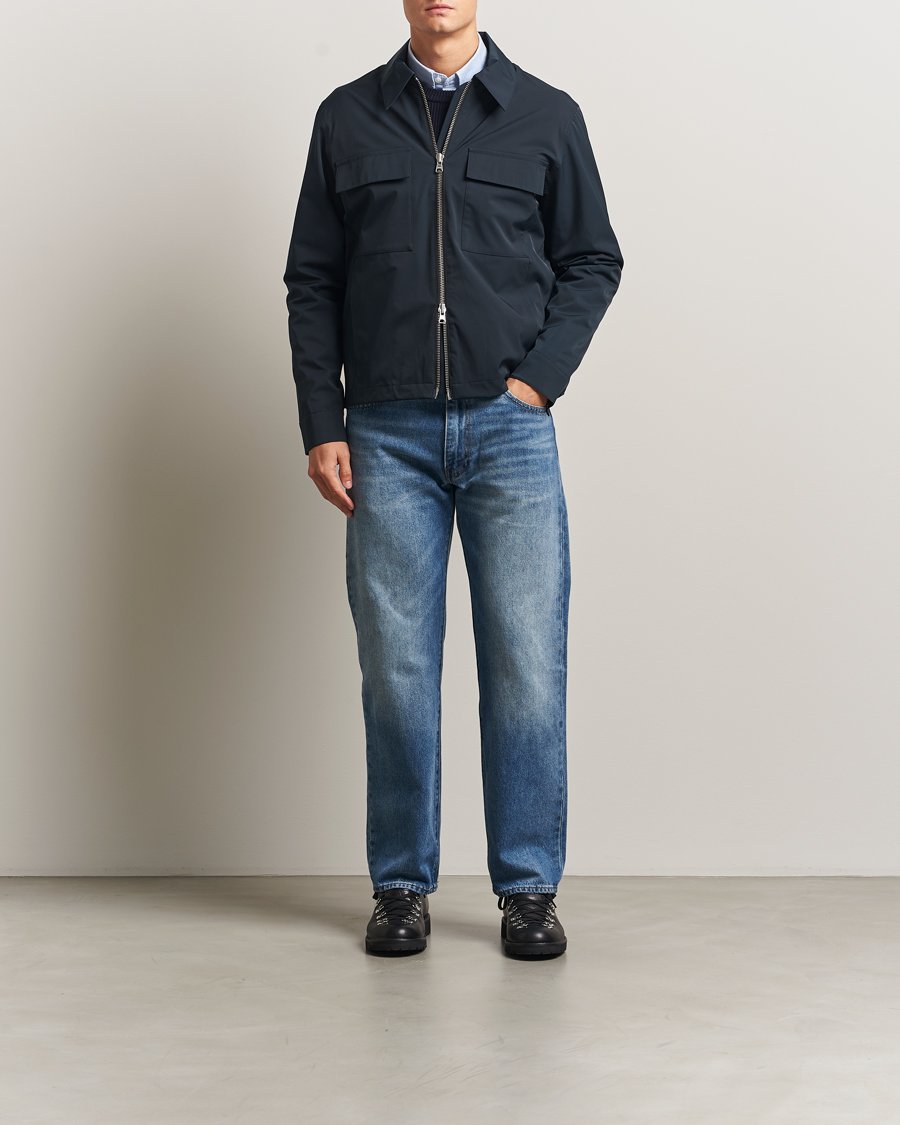 Herre | Jakker | NN07 | Alban Bomber Jacket Navy Blue