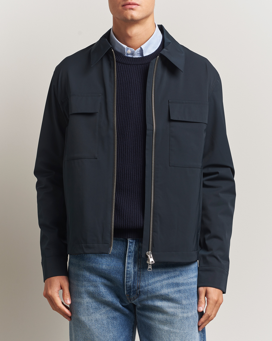 Herre | Jakker | NN07 | Alban Bomber Jacket Navy Blue