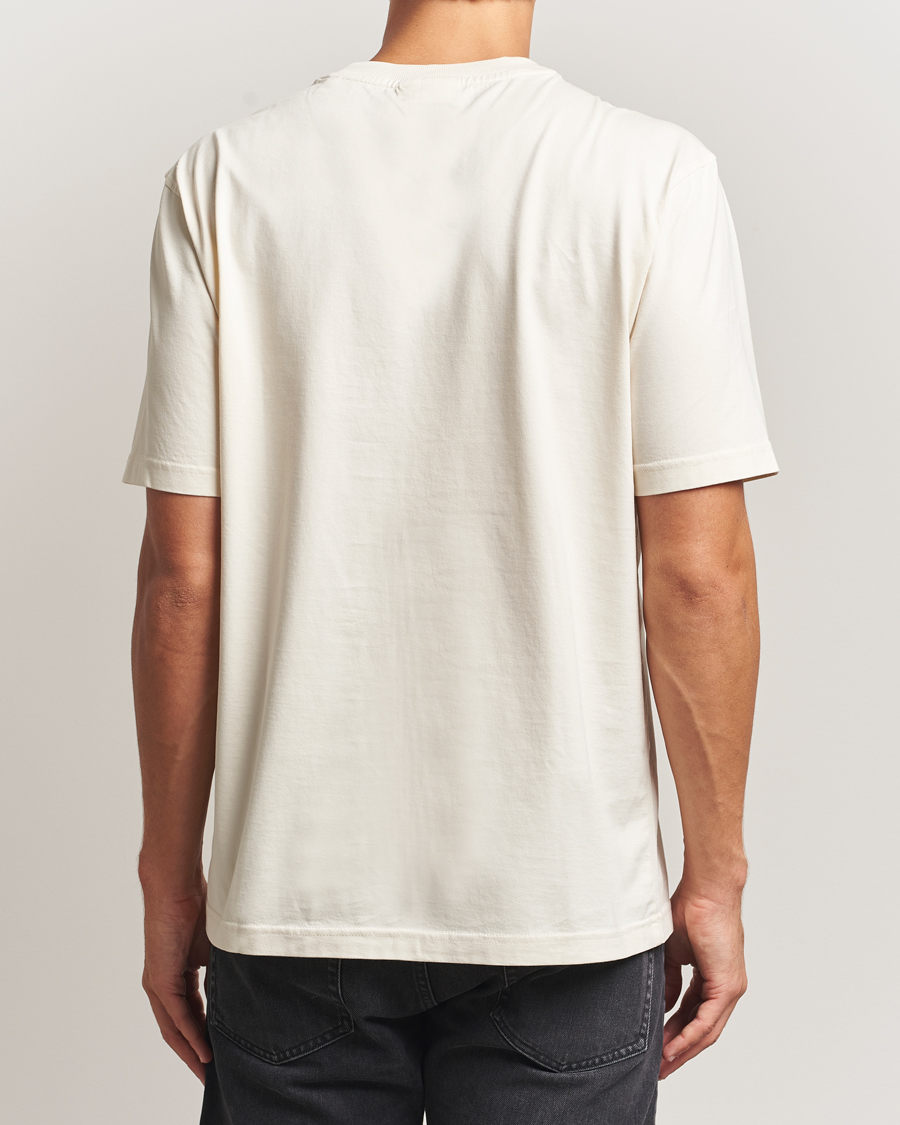 Herre | T-Shirts | NN07 | Abel Logo Crew Neck T-Shirt Ivory