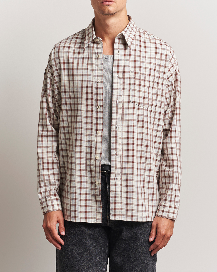 Herre | Skjorter | Sunflower | Stable Shirt Brown Check