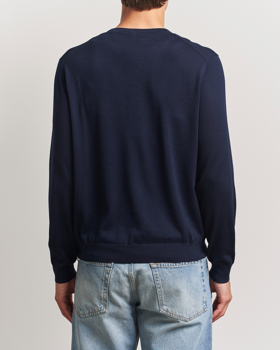 Herre | Trøjer | Sunflower | Merino Crew Neck Navy
