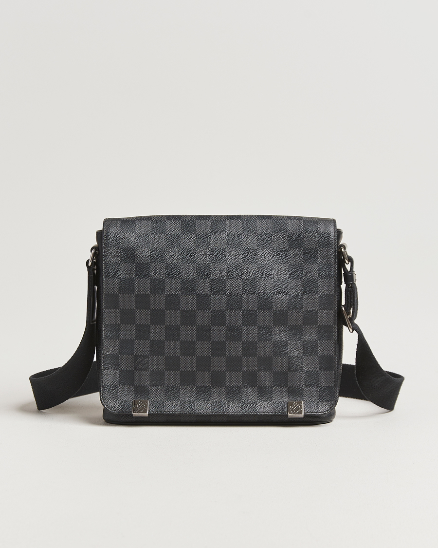 Herre | Pre-Owned & Vintage Bags | Louis Vuitton Pre-Owned | District PM Messenger Bag Damier Graphite