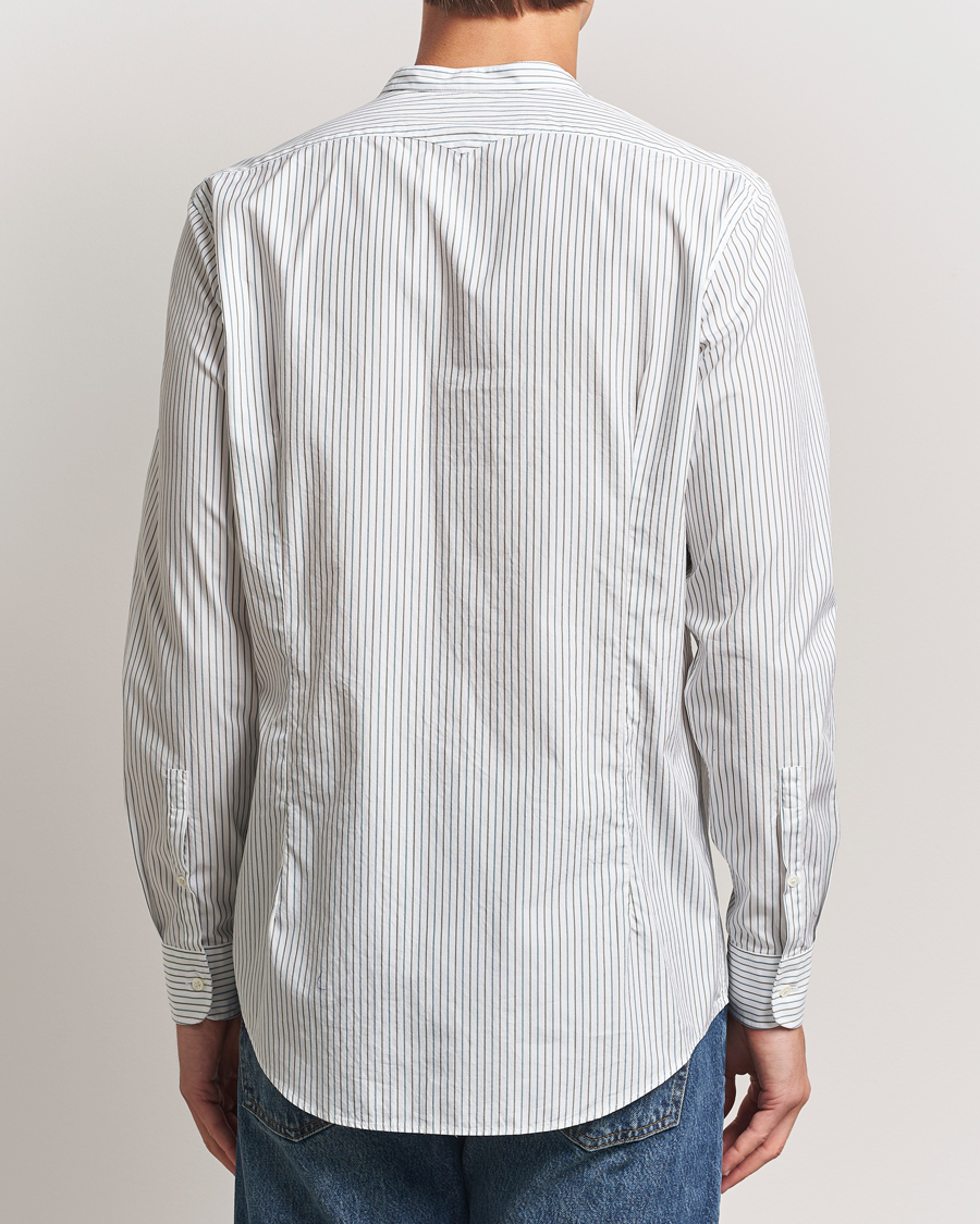 Herre | Skjorter | Massimo Alba | Noto Guru Collar Shirt White/Green