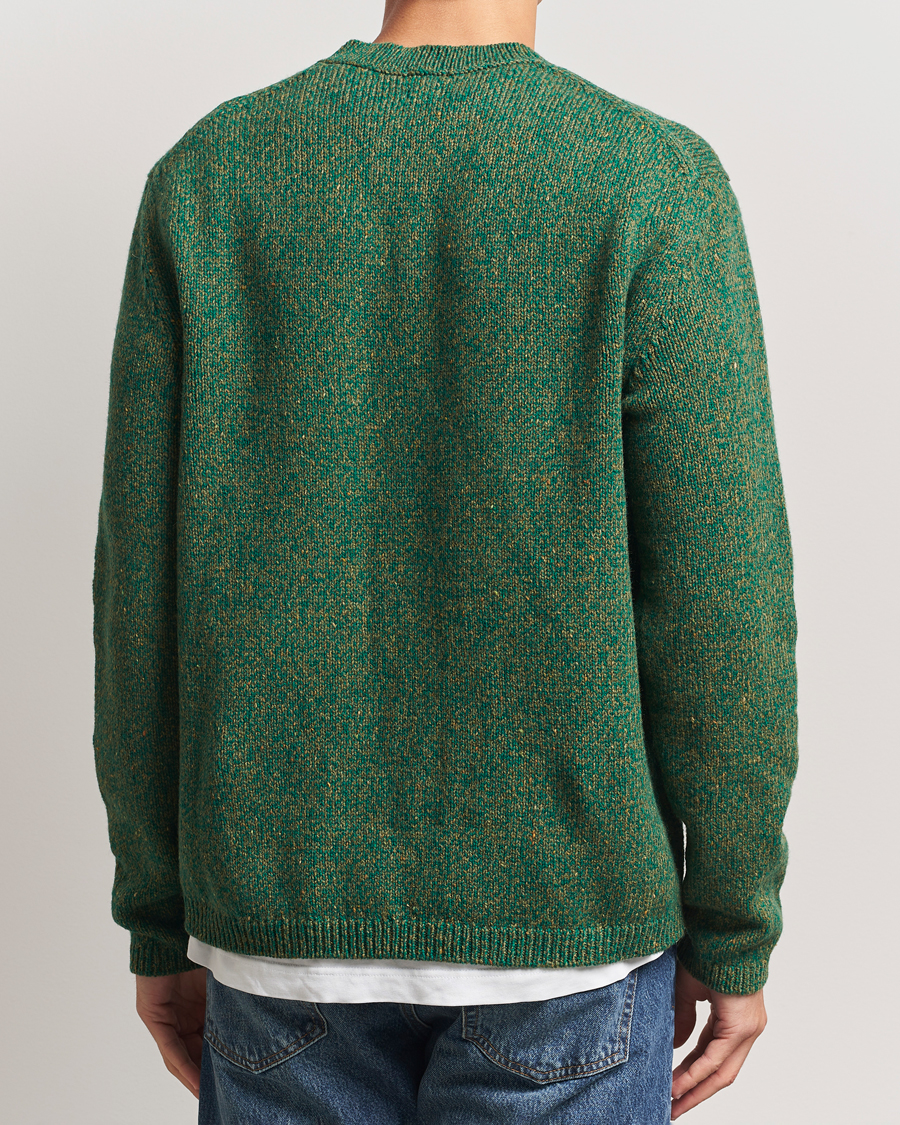 Herre | Trøjer | Massimo Alba | Wool Mouline Sweater Green