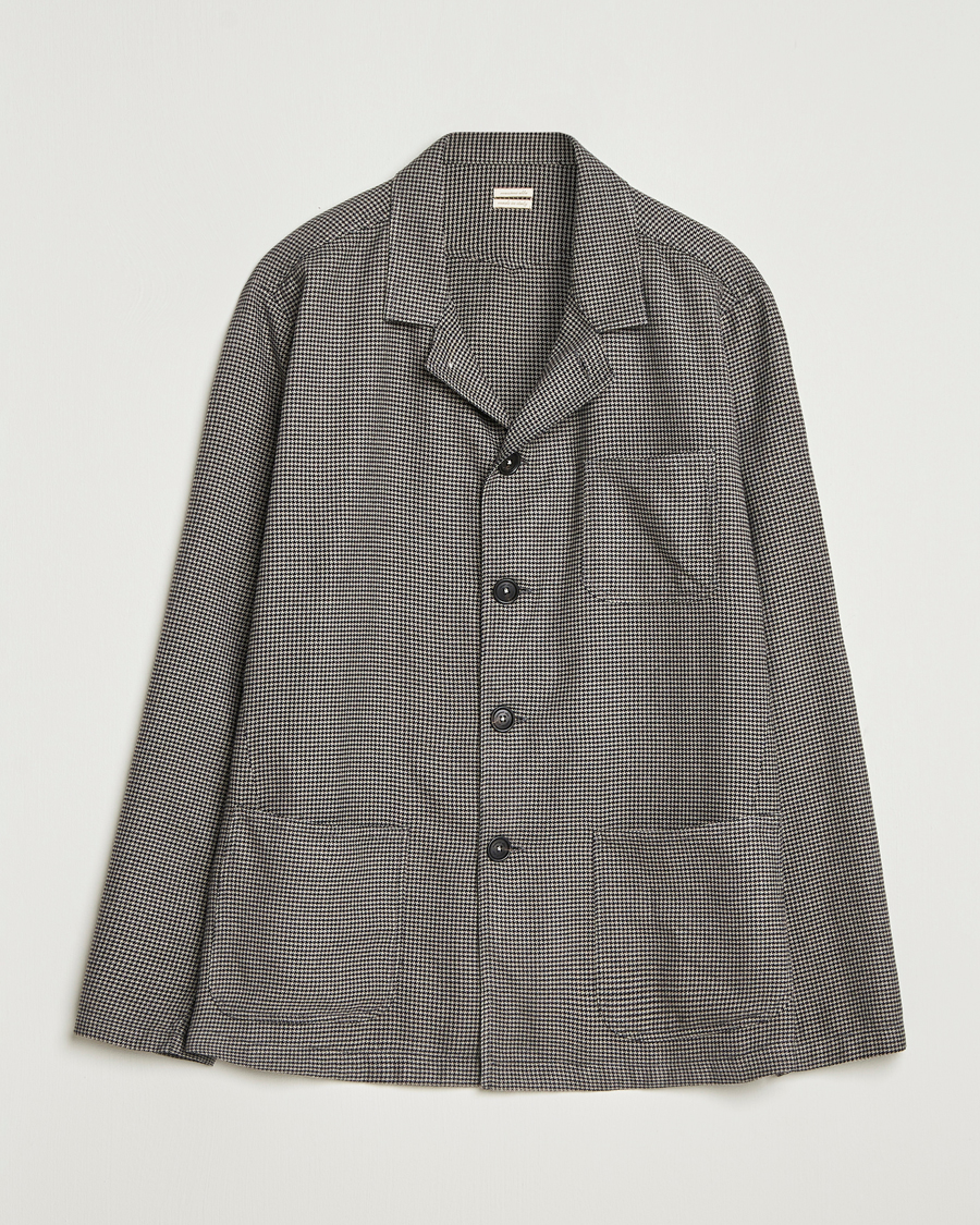 Herre | Jakker | Massimo Alba | Florida Peach Cotton Shirt Jacket Smoke