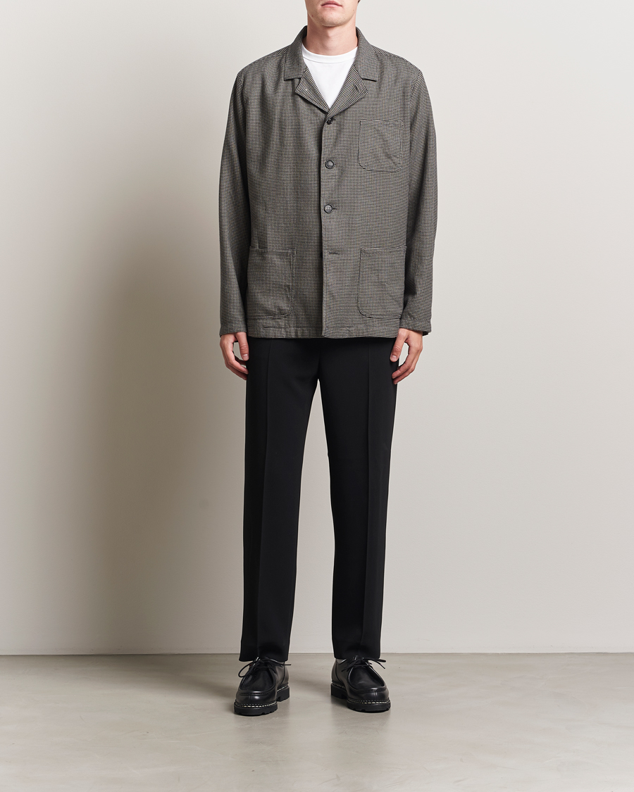 Herre | Jakker | Massimo Alba | Florida Peach Cotton Shirt Jacket Smoke