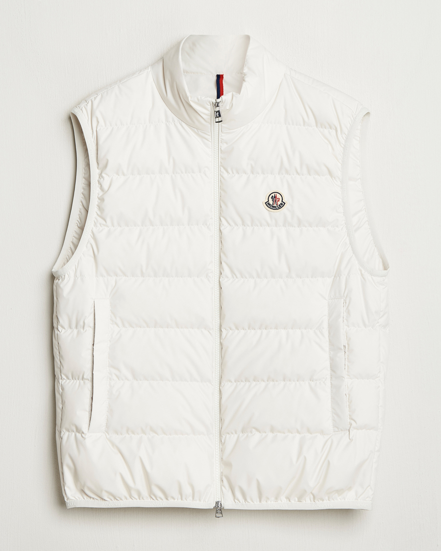 Herre | Jakker | Moncler | Contrin Down Vest Off White