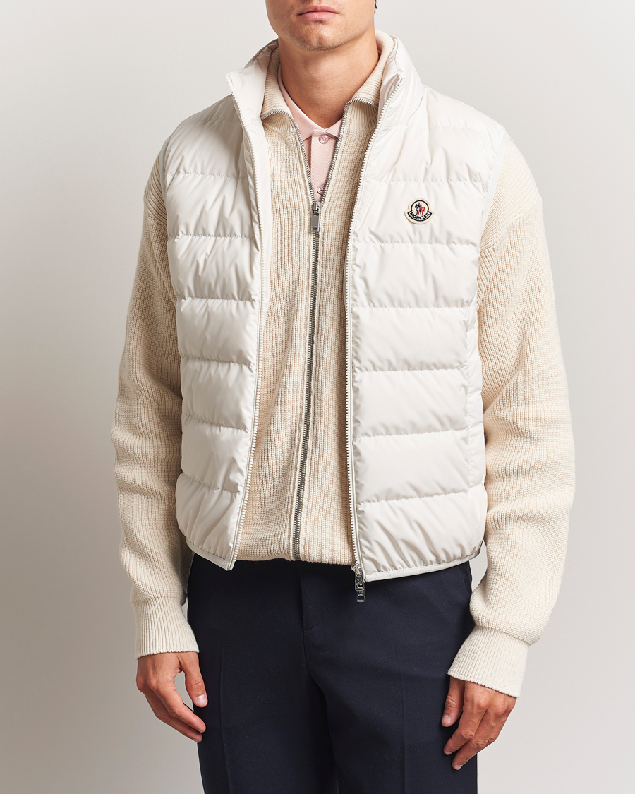 Herre | Veste | Moncler | Contrin Down Vest Off White