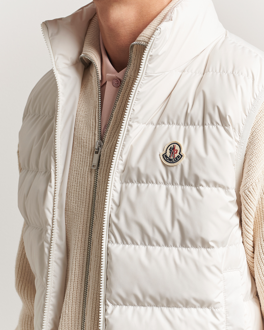 Herre | Veste | Moncler | Contrin Down Vest Off White