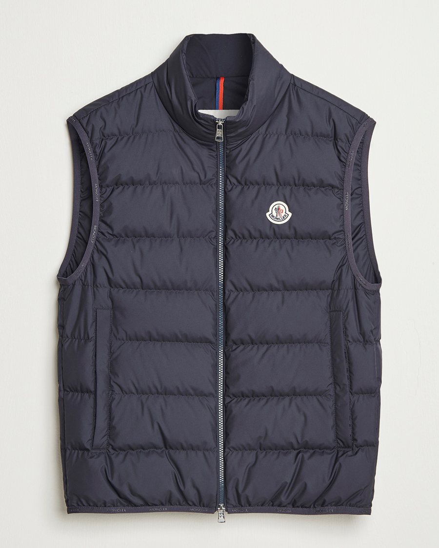 Herre | Jakker | Moncler | Contrin Down Vest Navy