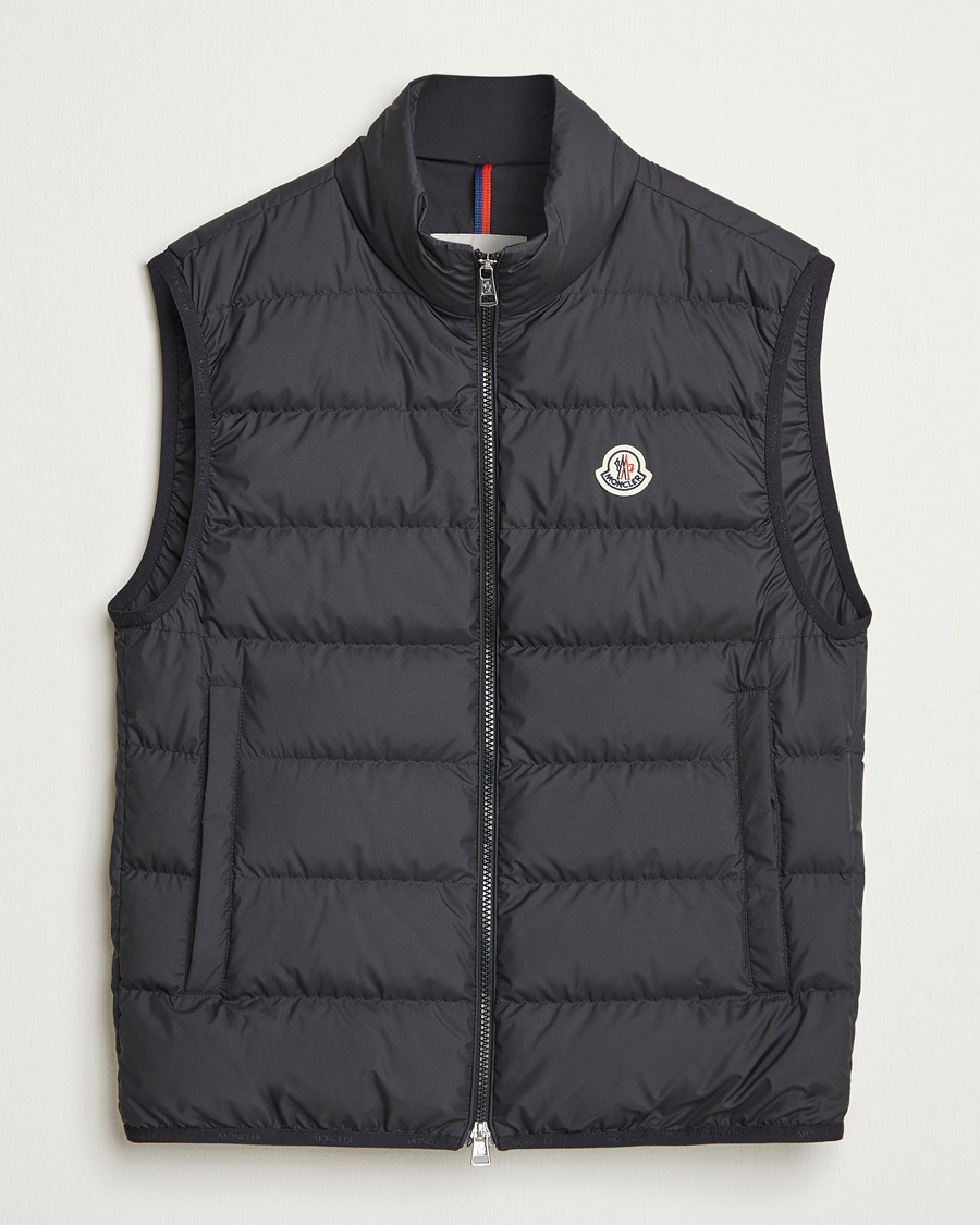 Herre | Veste | Moncler | Contrin Down Vest Black