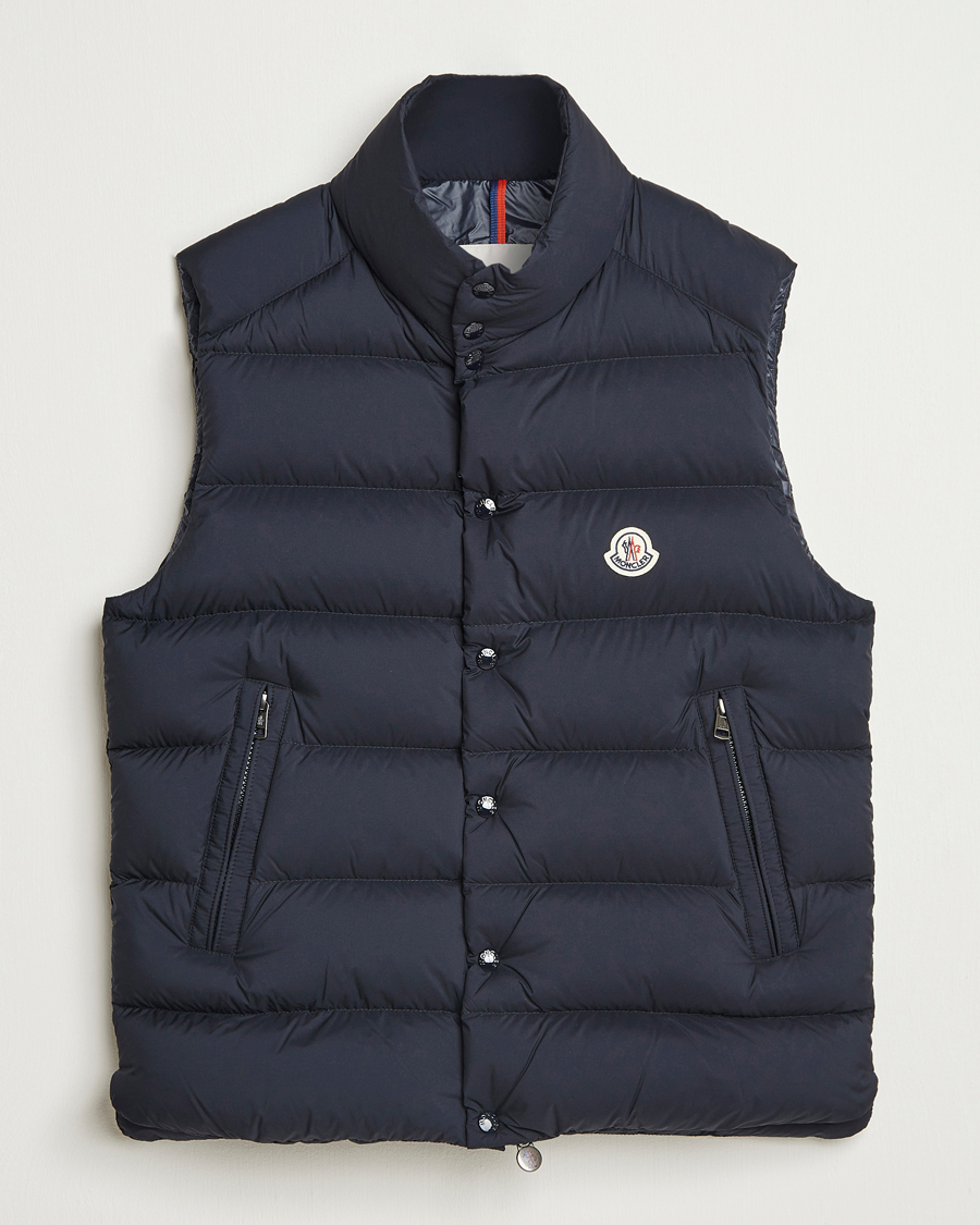Herre | Veste | Moncler | Tibb Matte Down Vest Navy