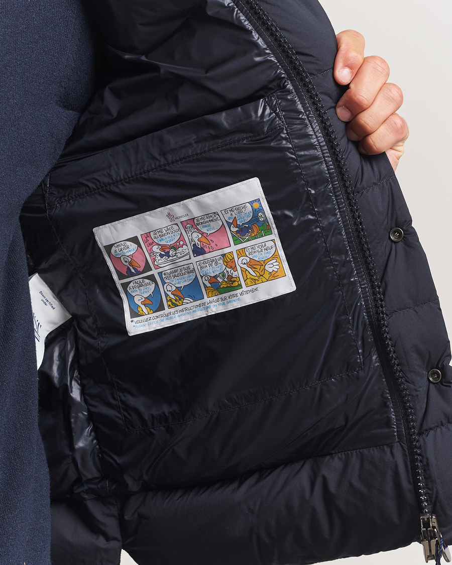 Herre | Veste | Moncler | Tibb Matte Down Vest Navy