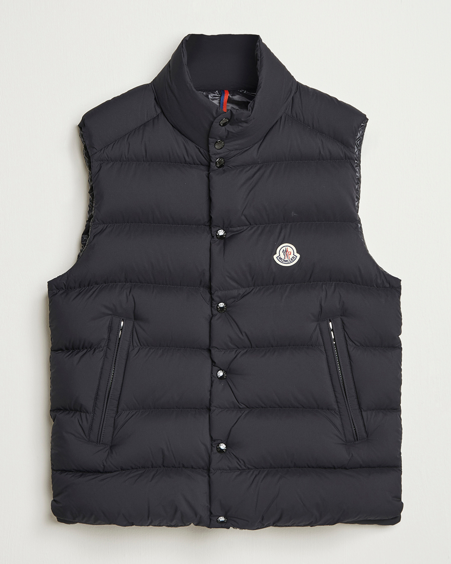 Herre | Veste | Moncler | Tibb Matte Down Vest Black