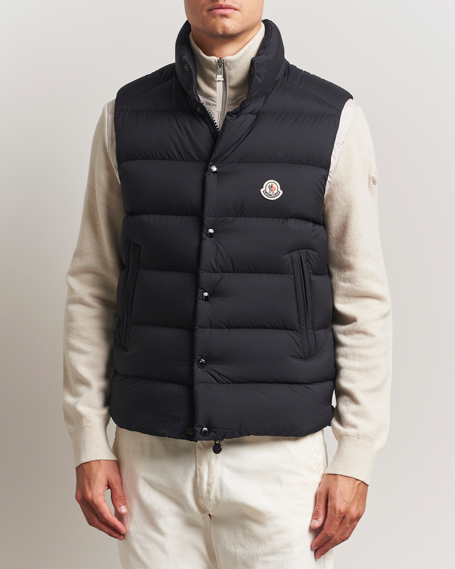 Herre | Veste | Moncler | Tibb Matte Down Vest Black