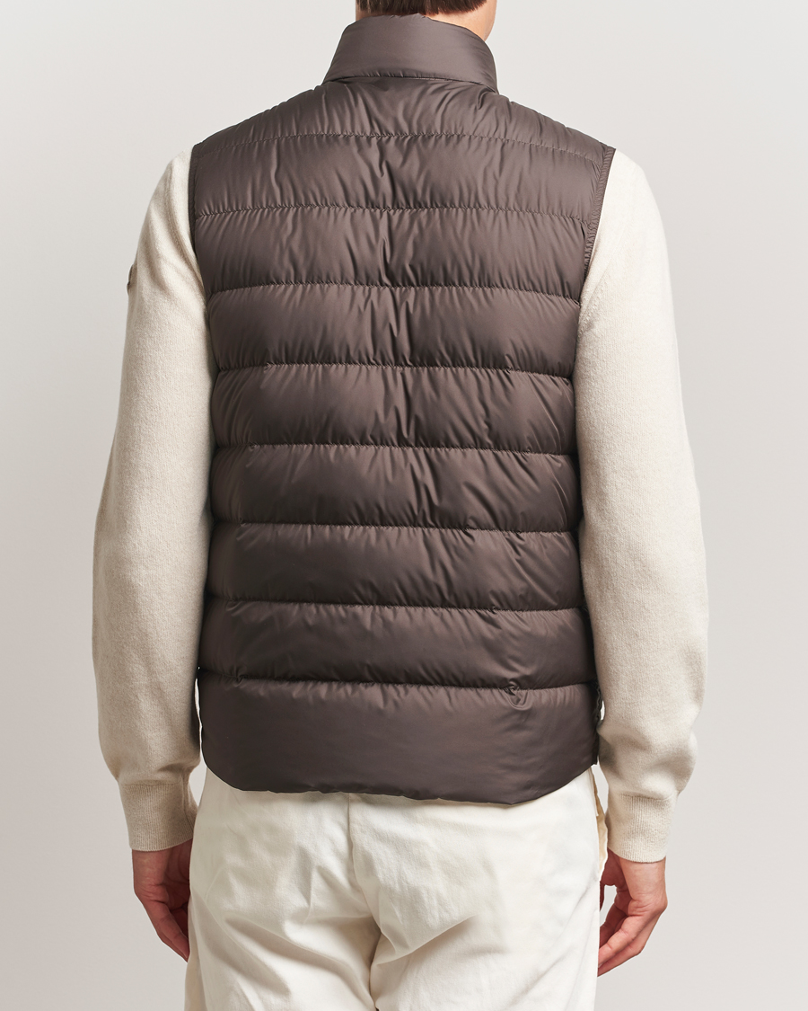 Herre | Veste | Moncler | Treompan Down Vest Brown
