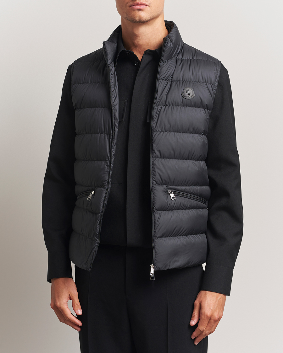 Herre | Veste | Moncler | Treompan Down Vest Black