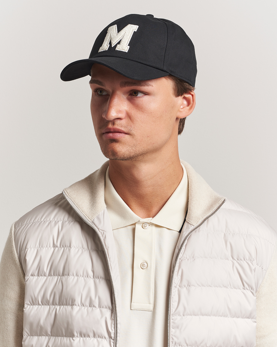 Herre | Hatte & kasketter | Moncler | Archive Logo Baseball Cap Black