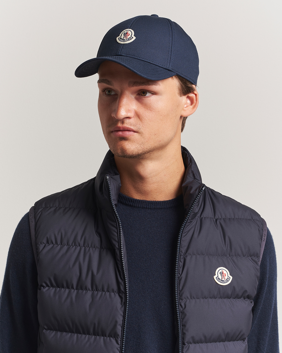 Herre | Hatte & kasketter | Moncler | Logo Baseball Cap Navy