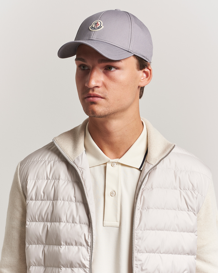 Herre | Hatte & kasketter | Moncler | Logo Baseball Cap Grey