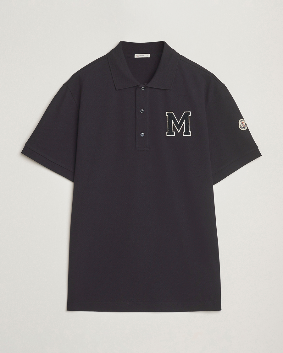 Herre | Polotrøjer | Moncler | Archive Logo Polo Navy