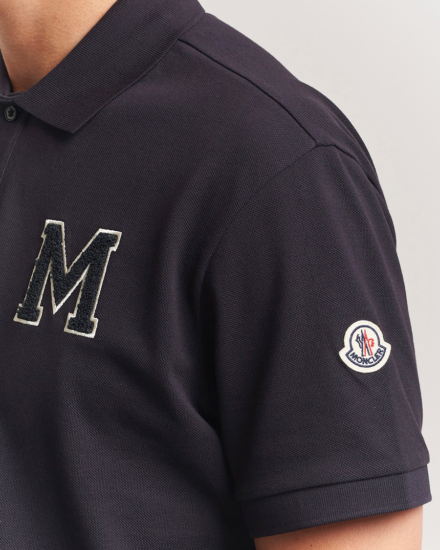 Herre | Polotrøjer | Moncler | Archive Logo Polo Navy