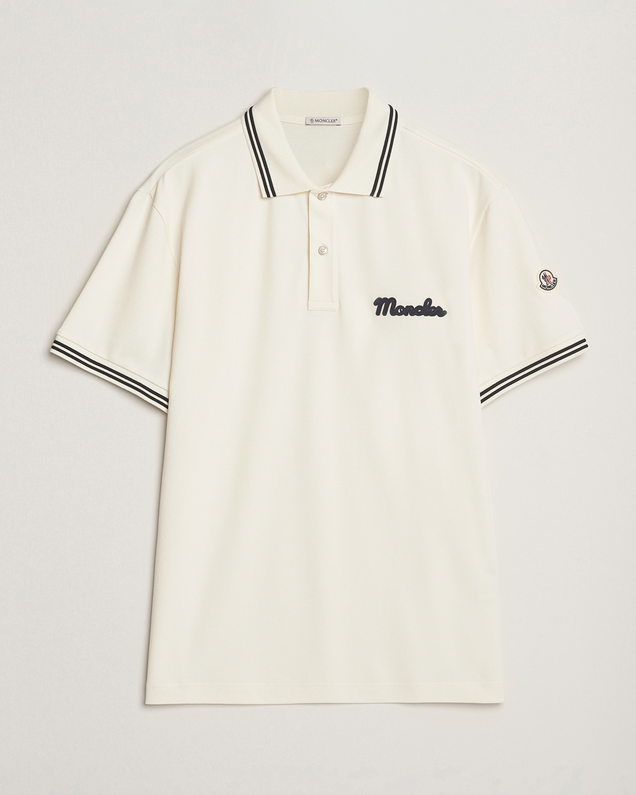 Herre | Polotrøjer | Moncler | Vintage Logo Polo Off White