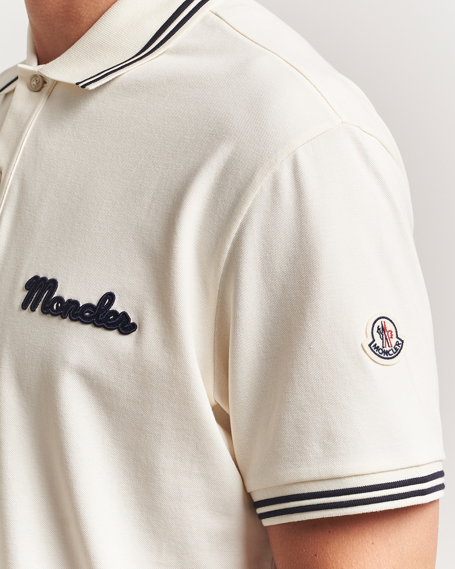 Herre | Polotrøjer | Moncler | Vintage Logo Polo Off White