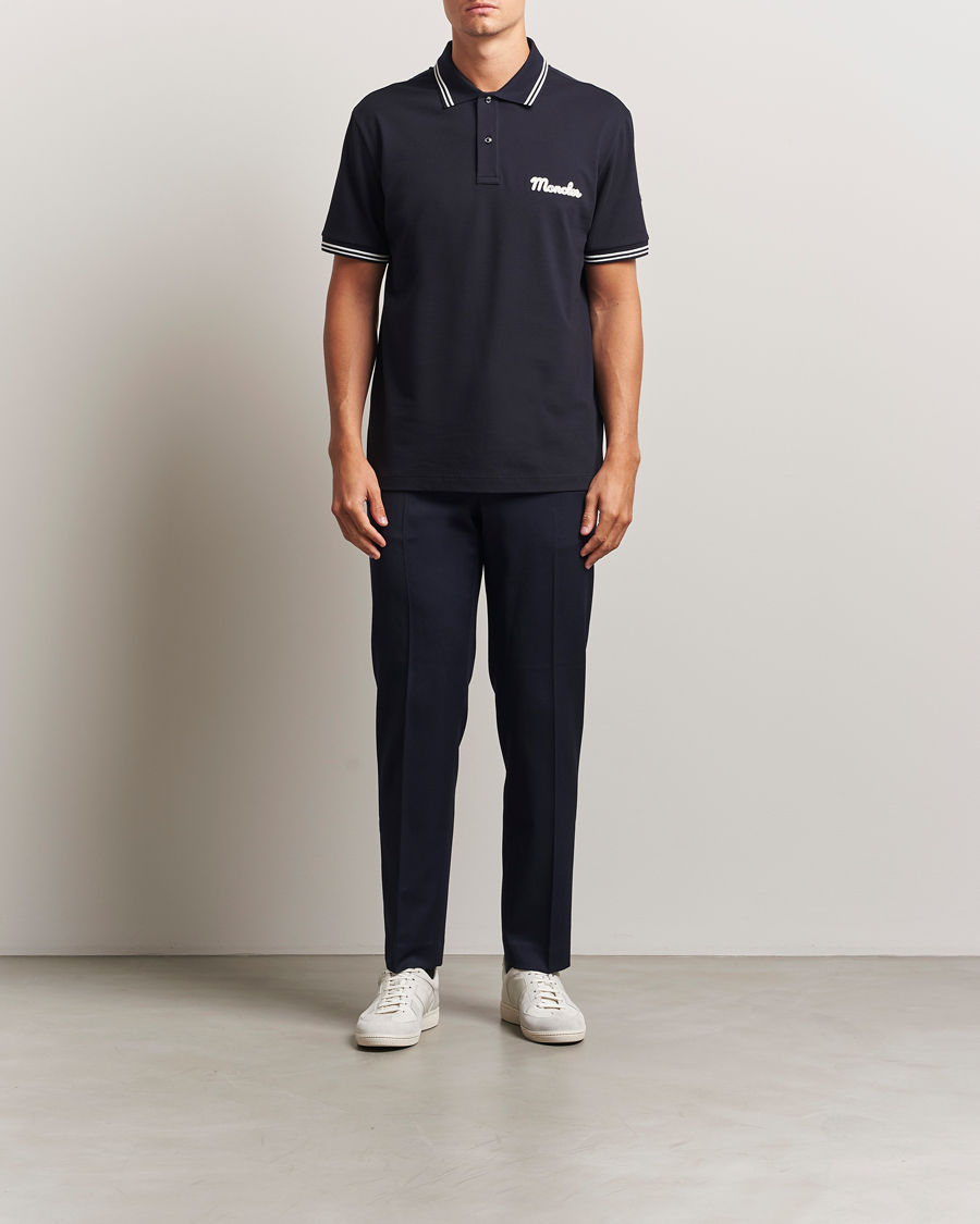 Herre | Polotrøjer | Moncler | Vintage Logo Polo Navy