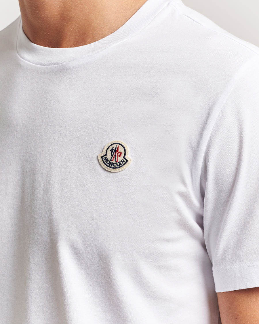 Herre | T-Shirts | Moncler | 3-Pack Logo T-Shirt White