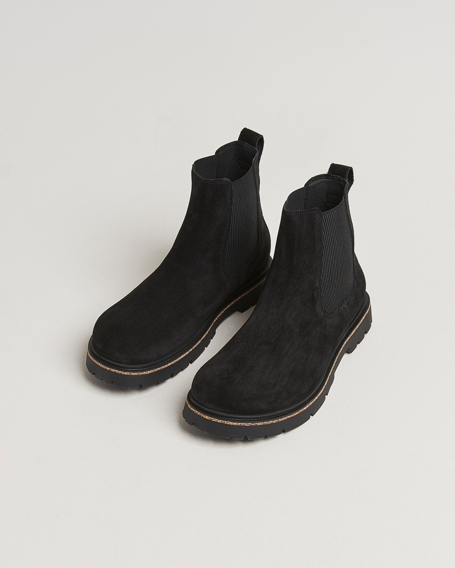 Herre | Støvler | BIRKENSTOCK | Highwood Suede Chelsea Boot Black