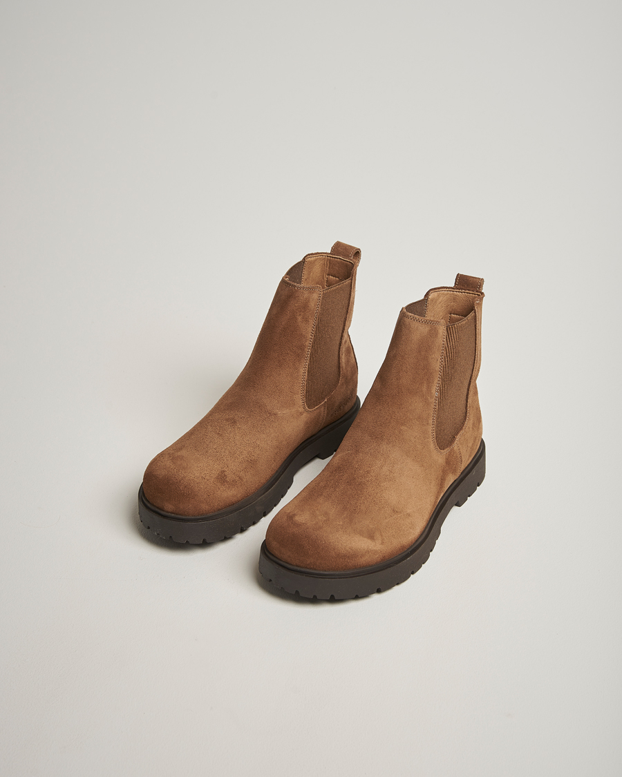 Herre | Støvler | BIRKENSTOCK | Highwood Suede Chelsea Boot Dark Tea