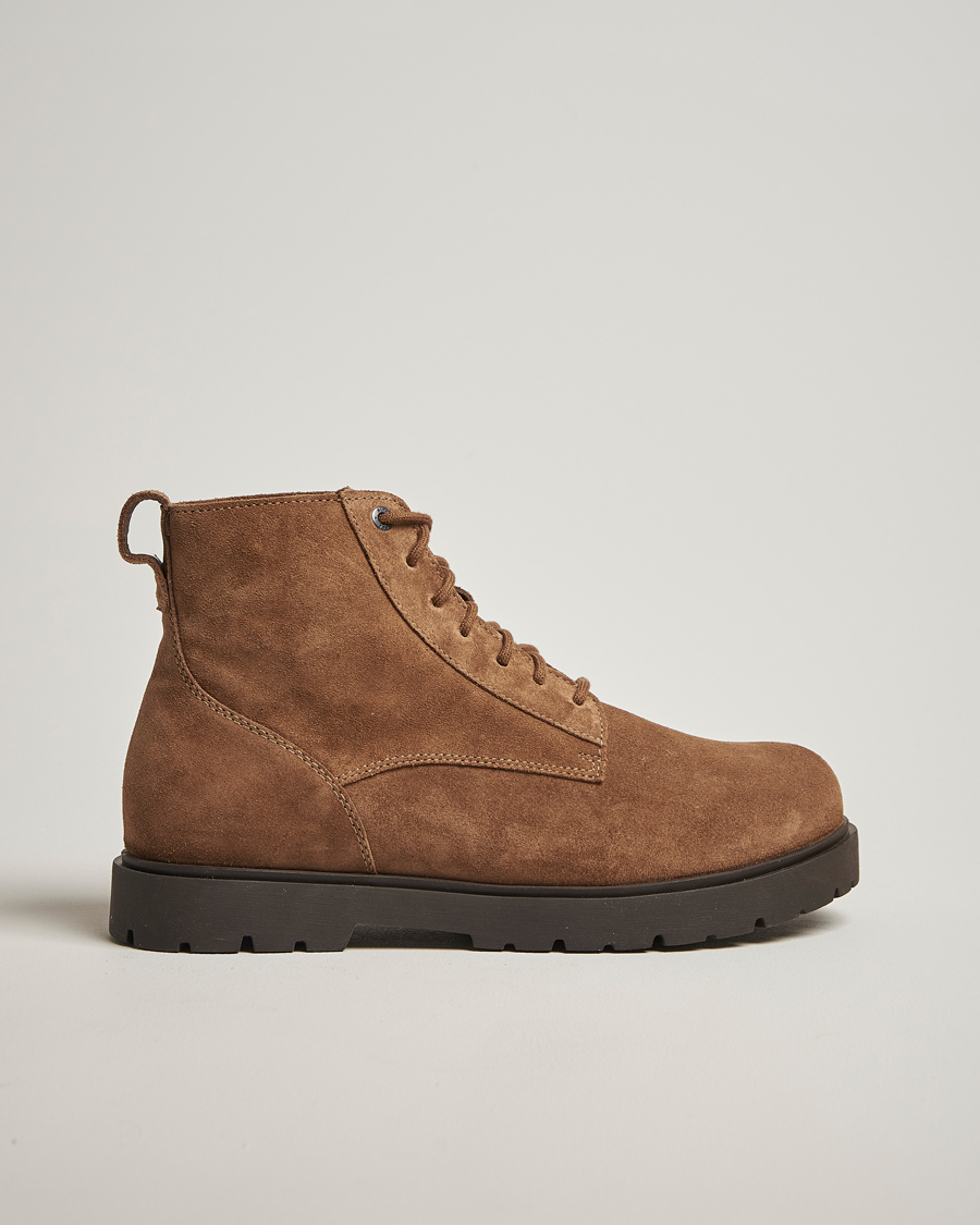 Herre | Støvler | BIRKENSTOCK | Highwood Suede Lace Boot Dark Tea