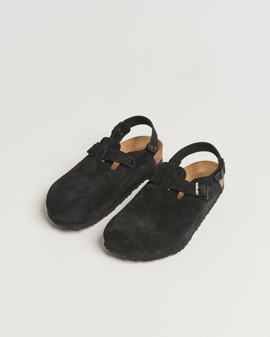 Herre | Sandaler & Hjemmesko | BIRKENSTOCK | Tokio Classic Footbed Black Suede