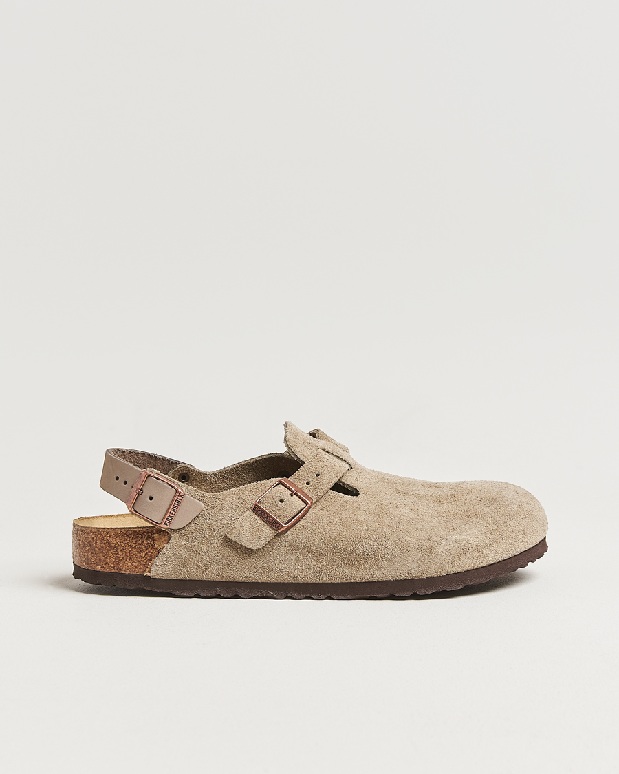 Herre | Sandaler & Hjemmesko | BIRKENSTOCK | Tokio Classic Footbed Taupe Suede