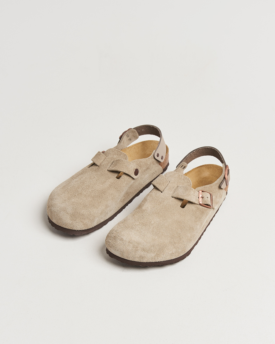 Herre | Sandaler & Hjemmesko | BIRKENSTOCK | Tokio Classic Footbed Taupe Suede