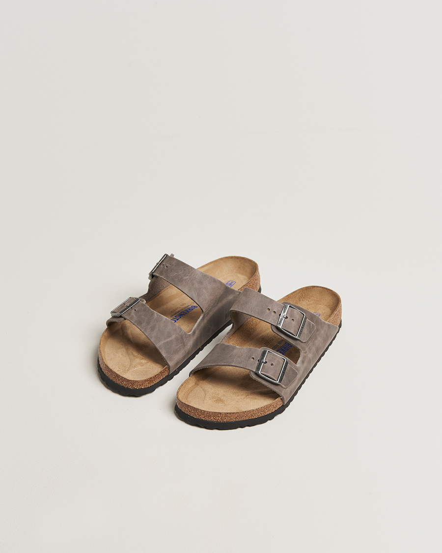 Herre | Sandaler & Hjemmesko | BIRKENSTOCK | Arizona Soft Footbed Iron Oiled Leather