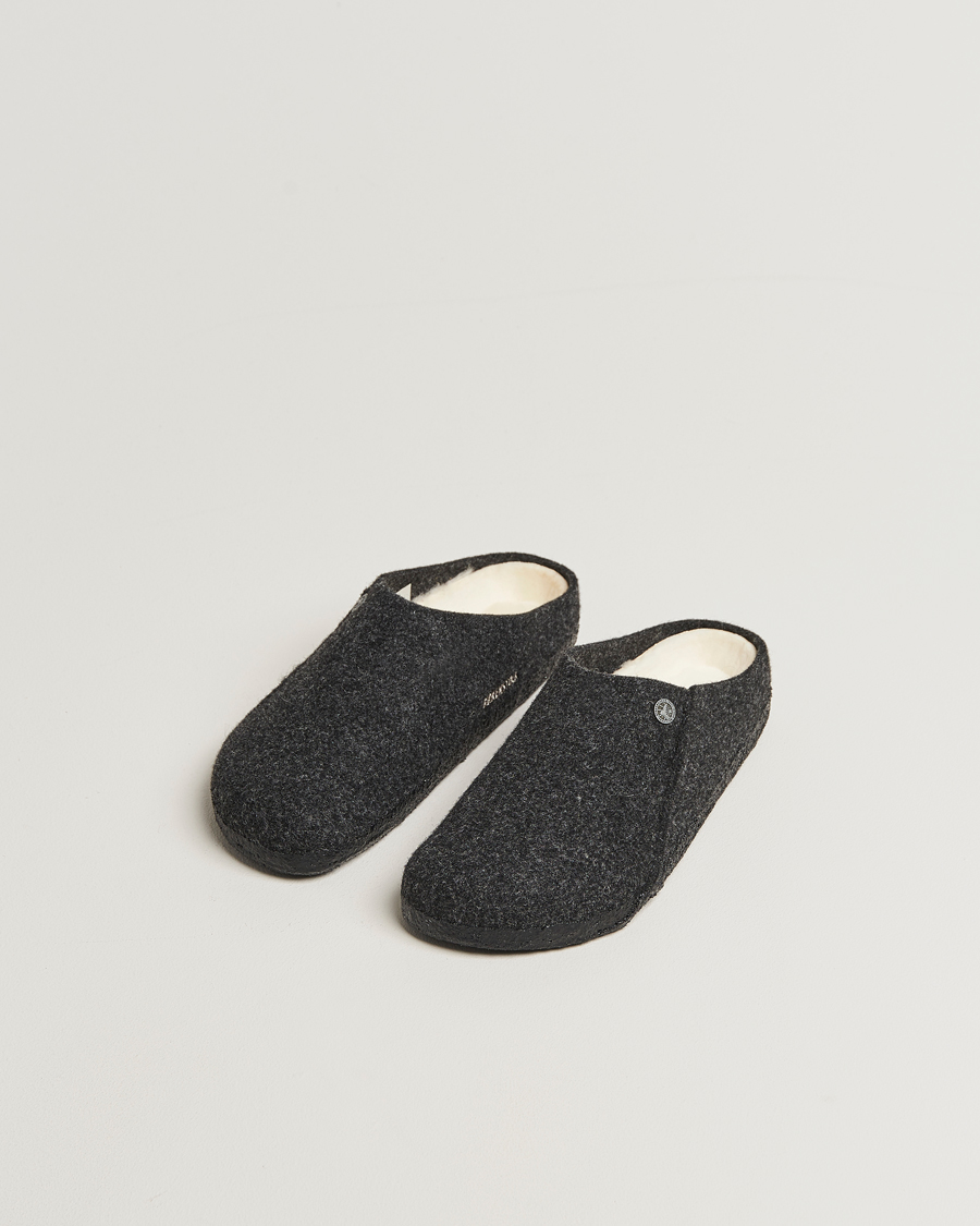 Herre | Sandaler & Hjemmesko | BIRKENSTOCK | Zermatt Shearling Wool Felt Anthracite