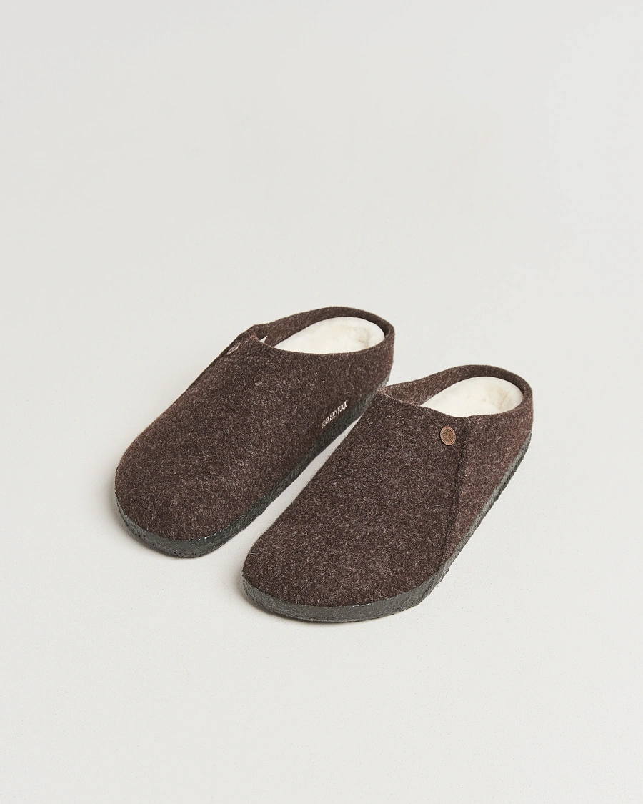 Herre | Sandaler & Hjemmesko | BIRKENSTOCK | Zermatt Shearling Wool Felt Mocha