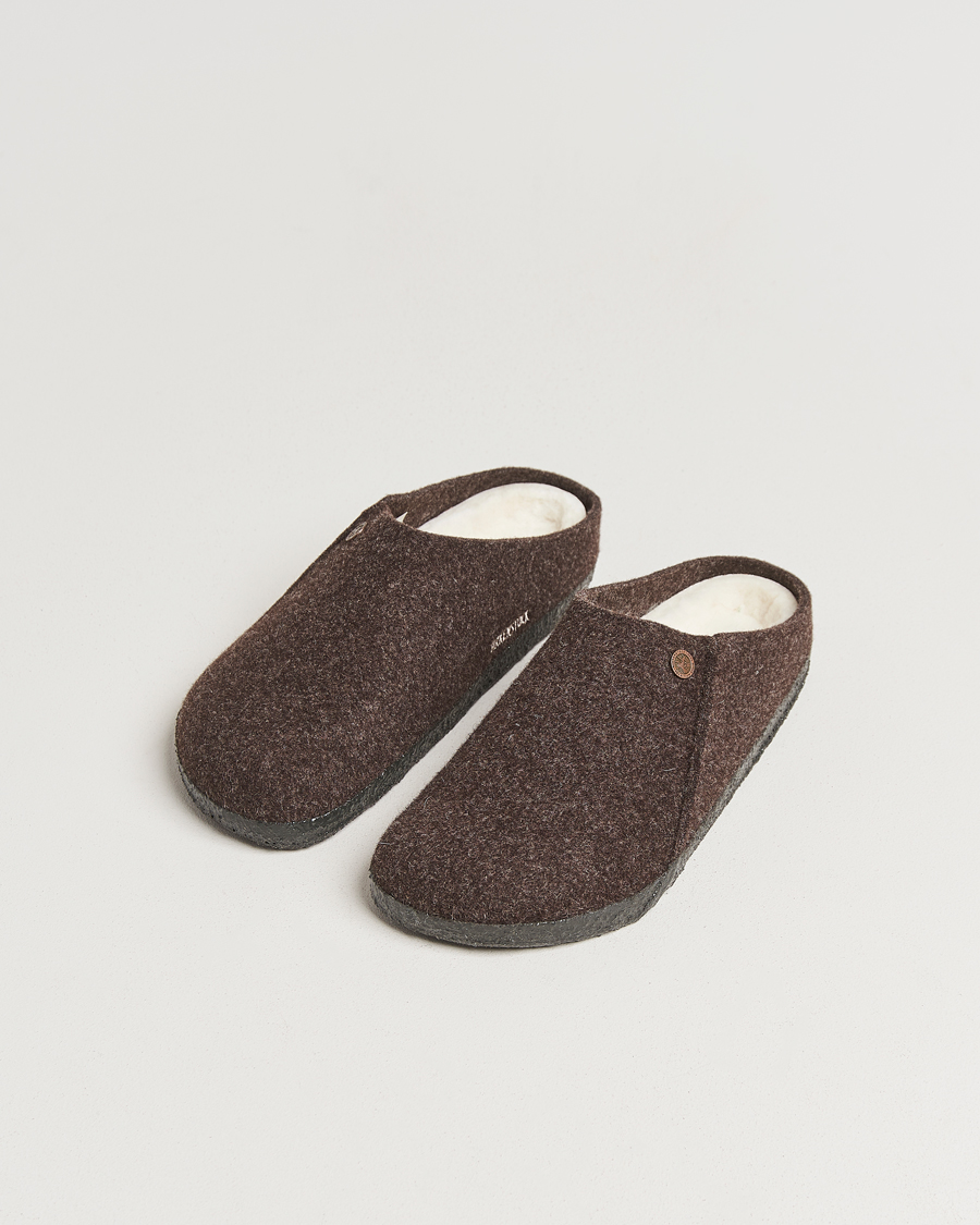 Herre | Sandaler & Hjemmesko | BIRKENSTOCK | Zermatt Shearling Wool Felt Mocca