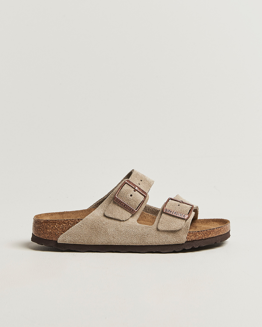 Herre | Sandaler & Hjemmesko | BIRKENSTOCK | Woman Arizona Soft Footbed Taupe Suede