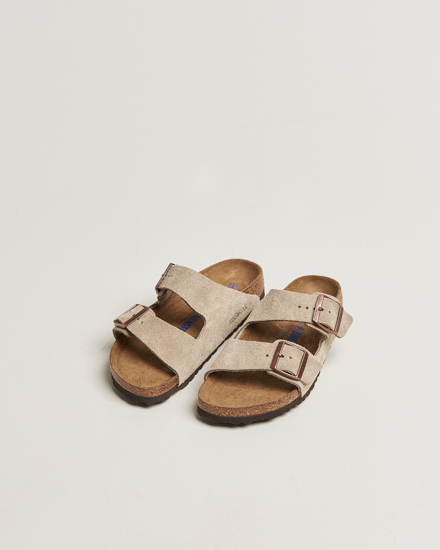 Herre | Sandaler & Hjemmesko | BIRKENSTOCK | Woman Arizona Soft Footbed Taupe Suede