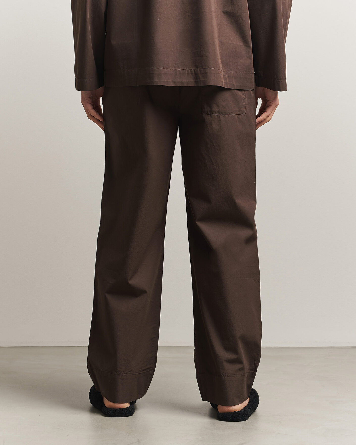 Herre | Pyjamas & Morgenkåber | Tekla | Poplin Pyjama Pants Coffee