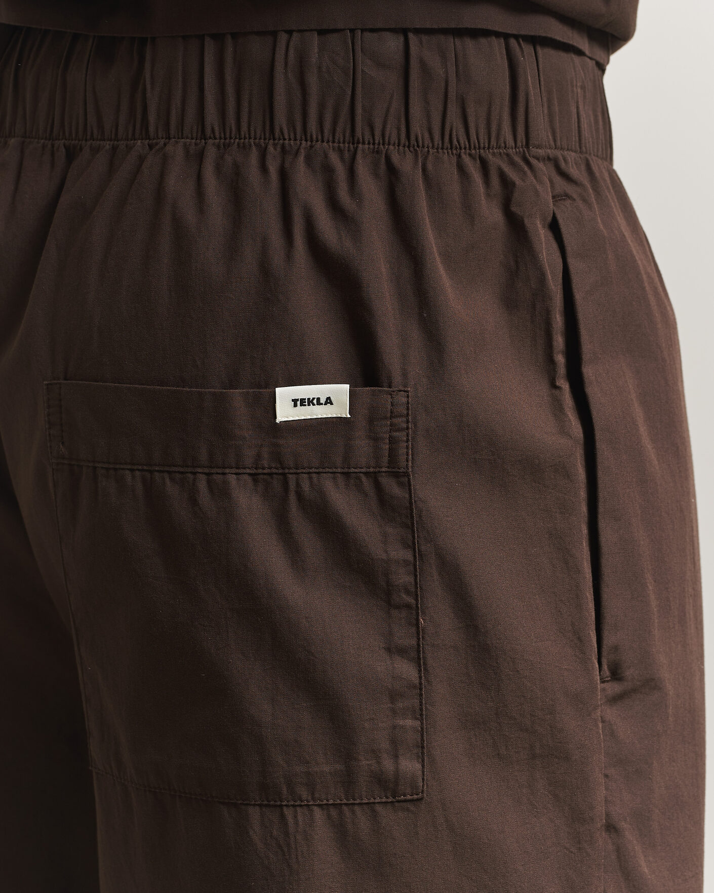 Herre | Pyjamas & Morgenkåber | Tekla | Poplin Pyjama Pants Coffee