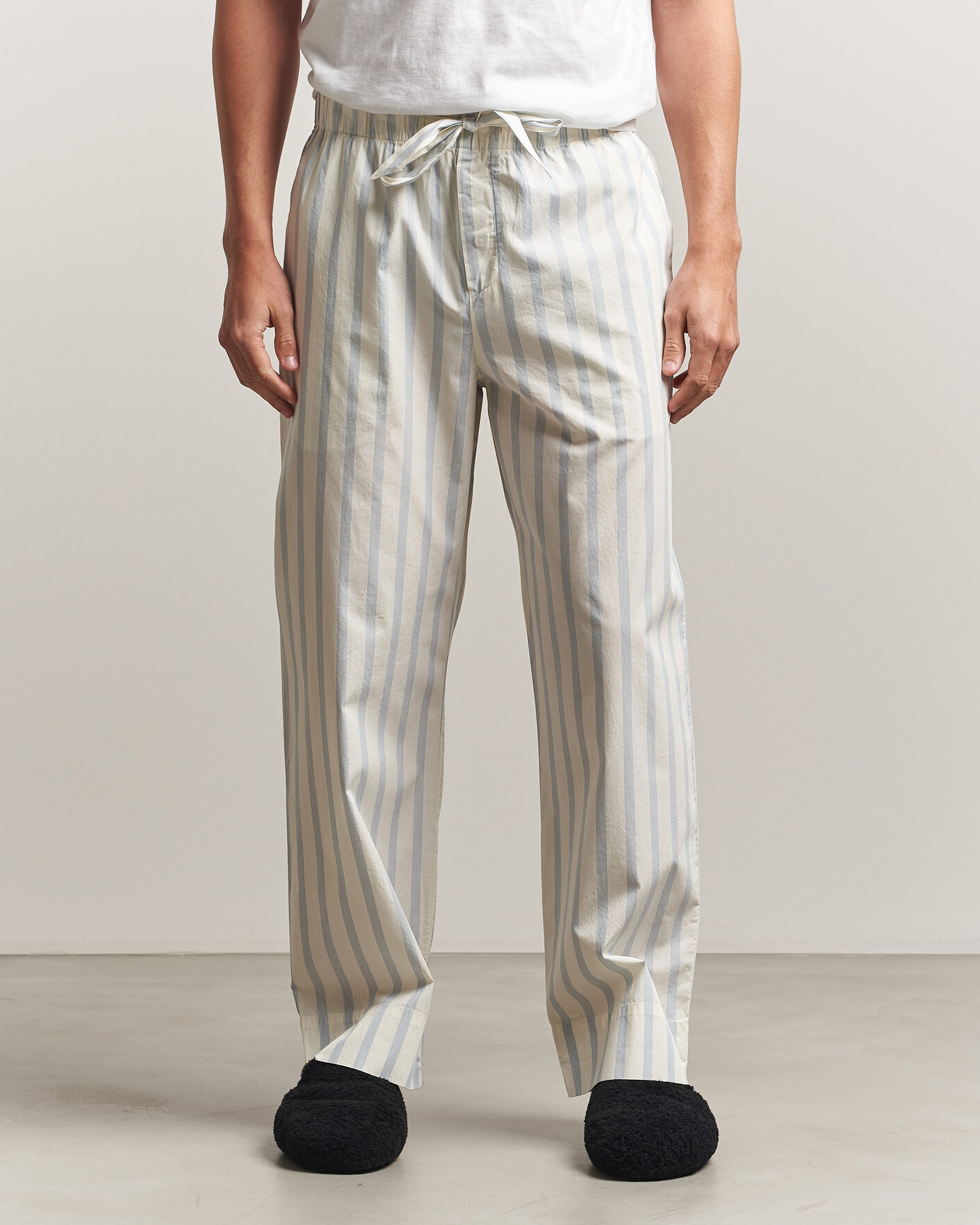Herre | Pyjamas & Morgenkåber | Tekla | Poplin Pyjama Pants Needle Stripes