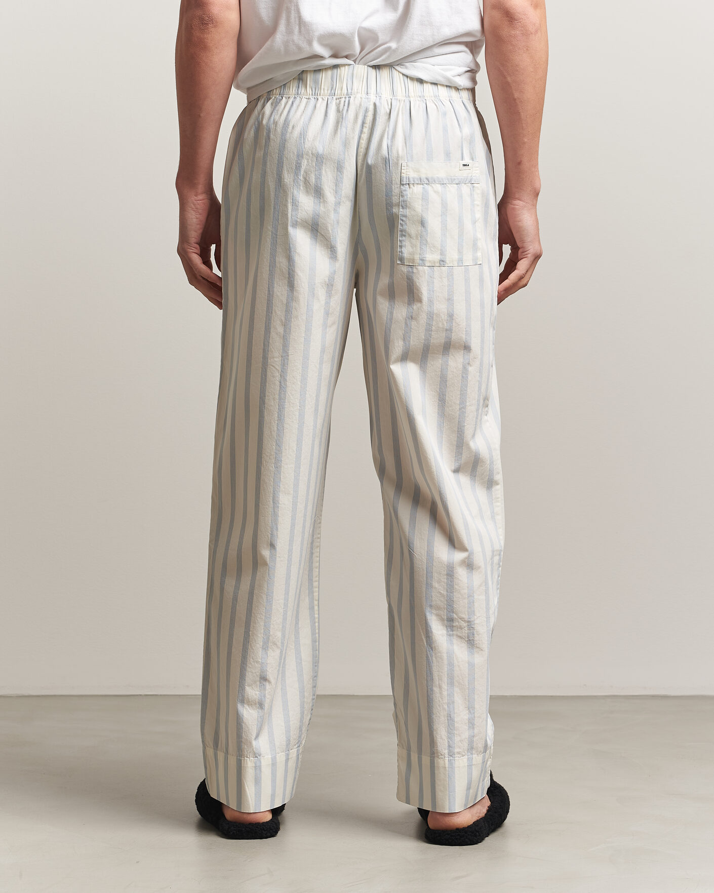 Herre | Pyjamas & Morgenkåber | Tekla | Poplin Pyjama Pants Needle Stripes